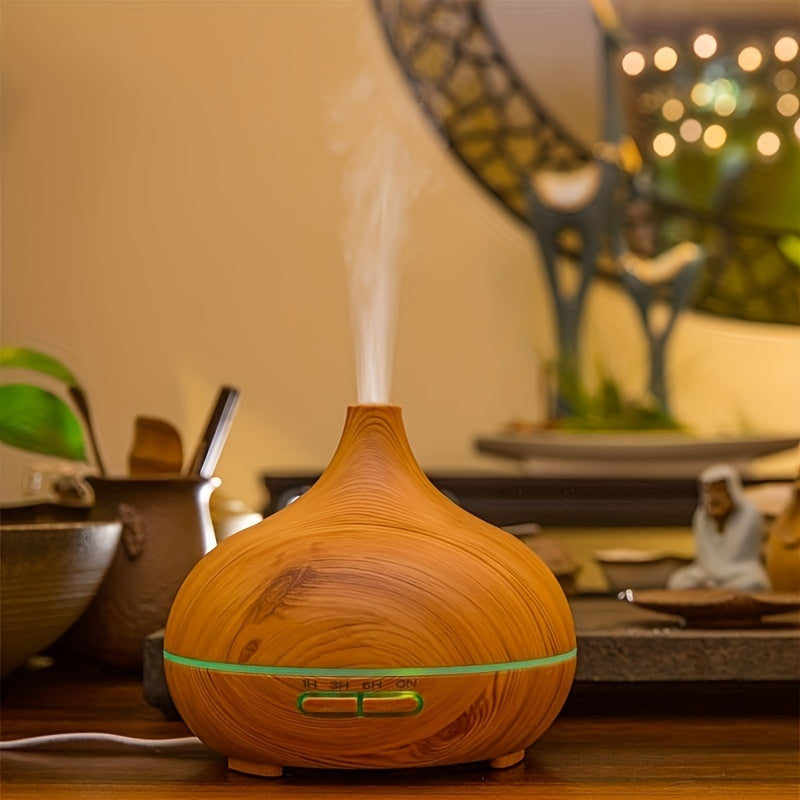 Deluxe Aromatherapy Diffuser Set – 550mL + 6 Essential Oils