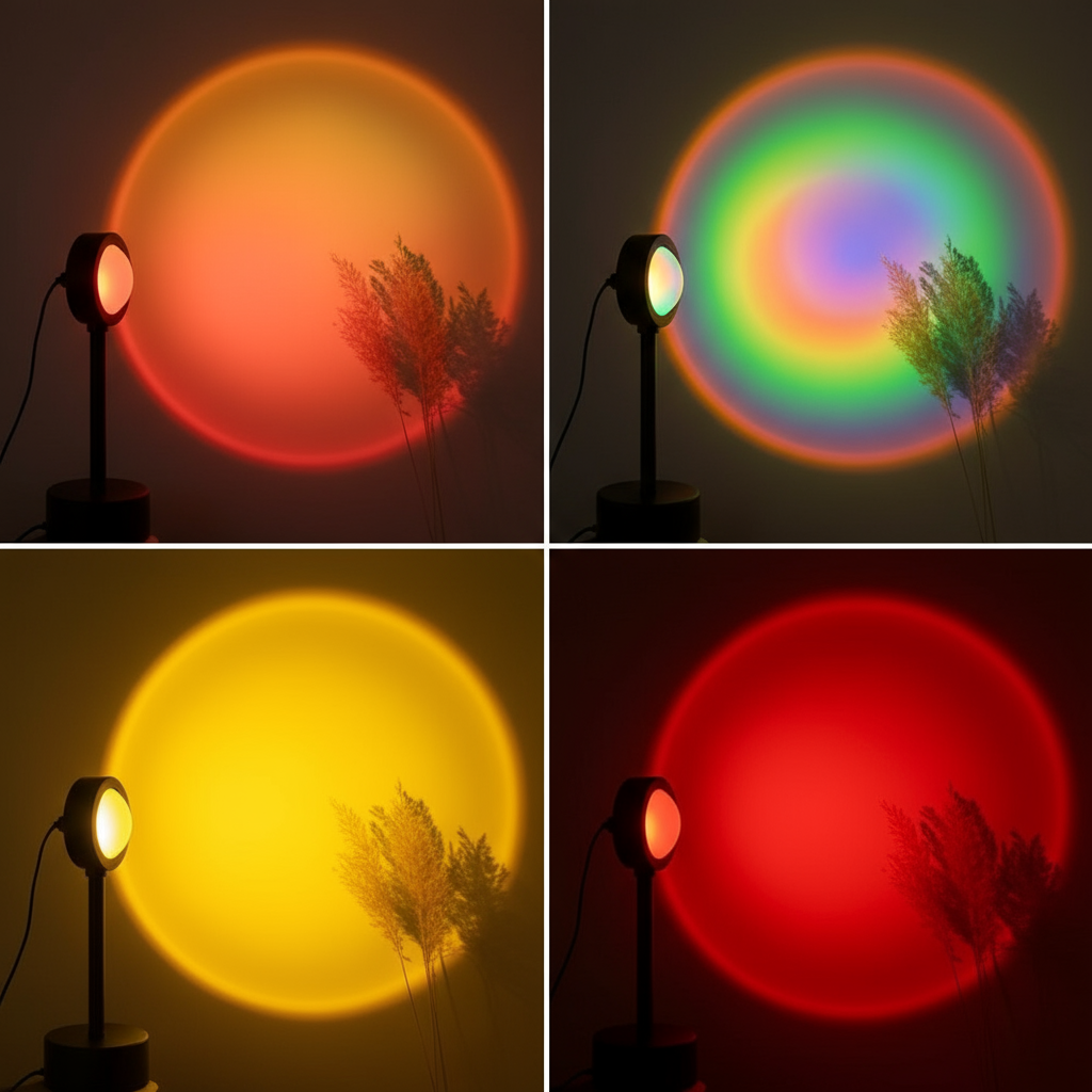 Color Modes - Sunset, Rainbow, Sun, Red